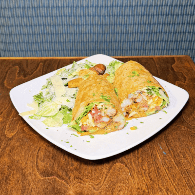 Mexican Caesar Shrimp Wrap